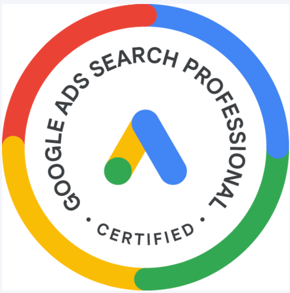 Google Ads Search Certification badge earned by Anshul Rana
